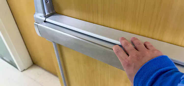 Installing a Push Bar on a Door Menifee